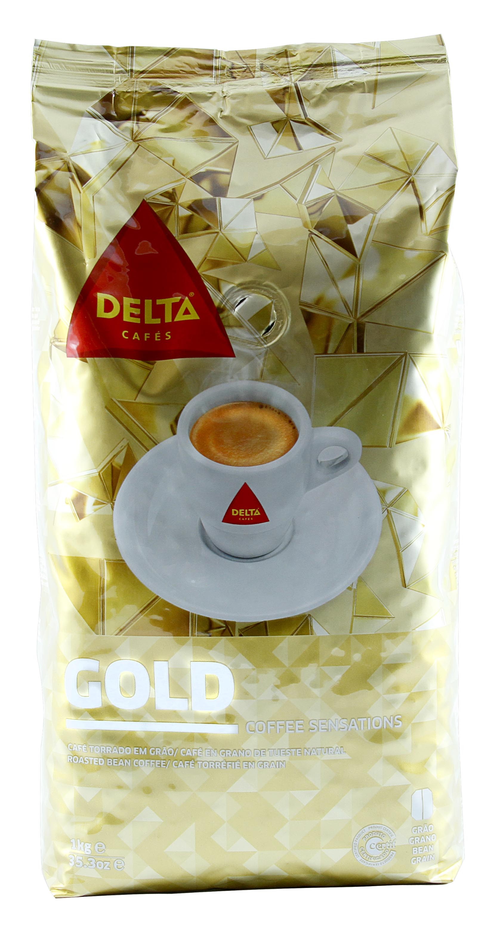 Café Gold en grains pour expresso Delta